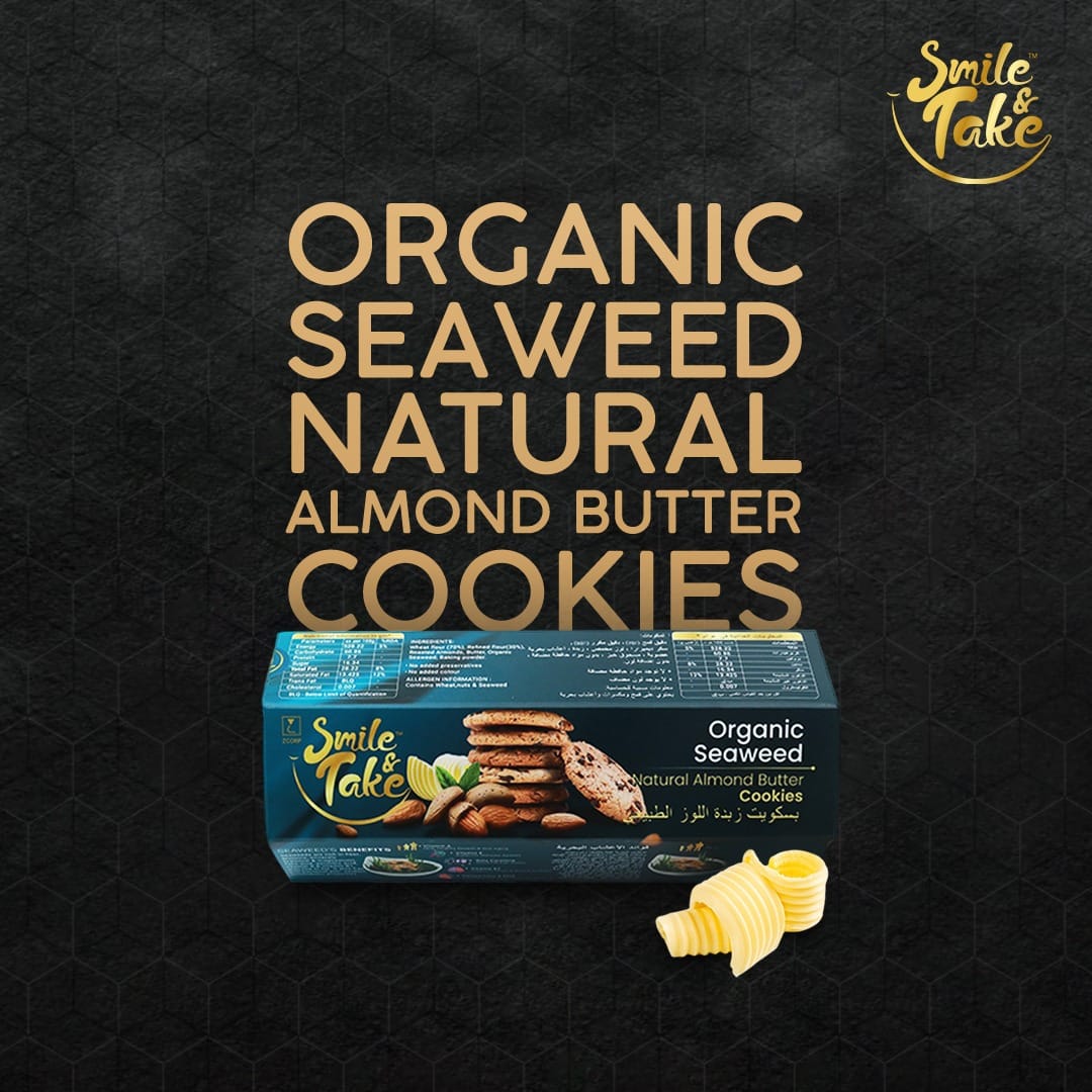 Product Image: SMILE & TAKE organic seaweed almond butter cookies
